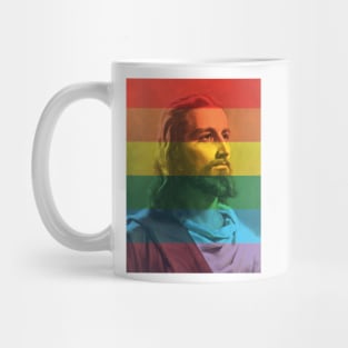 Gay Pride Jesus Mug